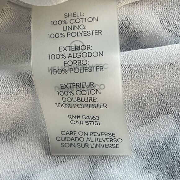 Calvin Klein Blouse Womens Plus Size 3X Lined Balloon Sleeve Boho Floral - Picture 7 of 11